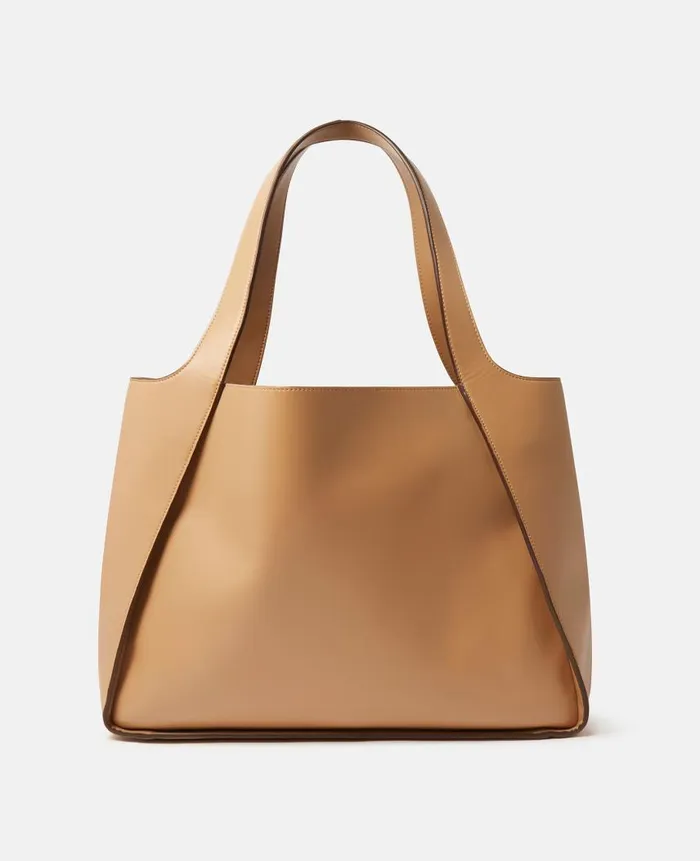 Women TopHandle Bags Stella McCartney Logo Tote Bag Natural