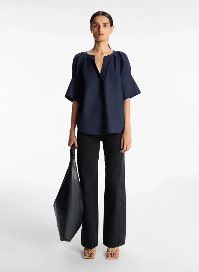 Women Tops ALC Chloe Cotton Top Nightshade