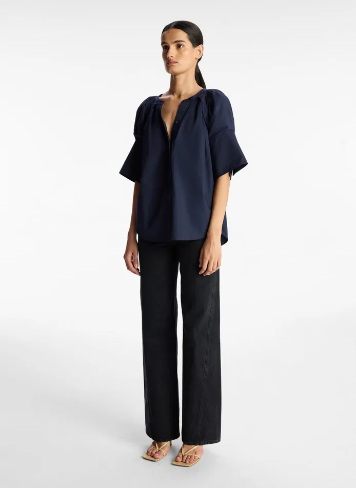 Women Tops ALC Chloe Cotton Top Nightshade