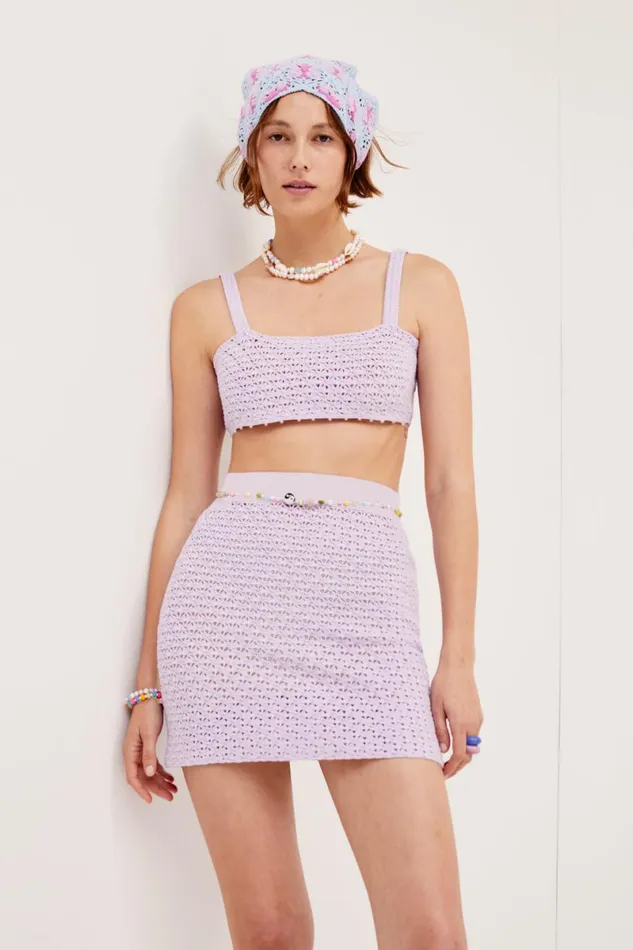 Women Tops For Love and Lemons Charlotte Bralette Top Purple Women Tops For Love and Lemons Charlotte Bralette Top Purple