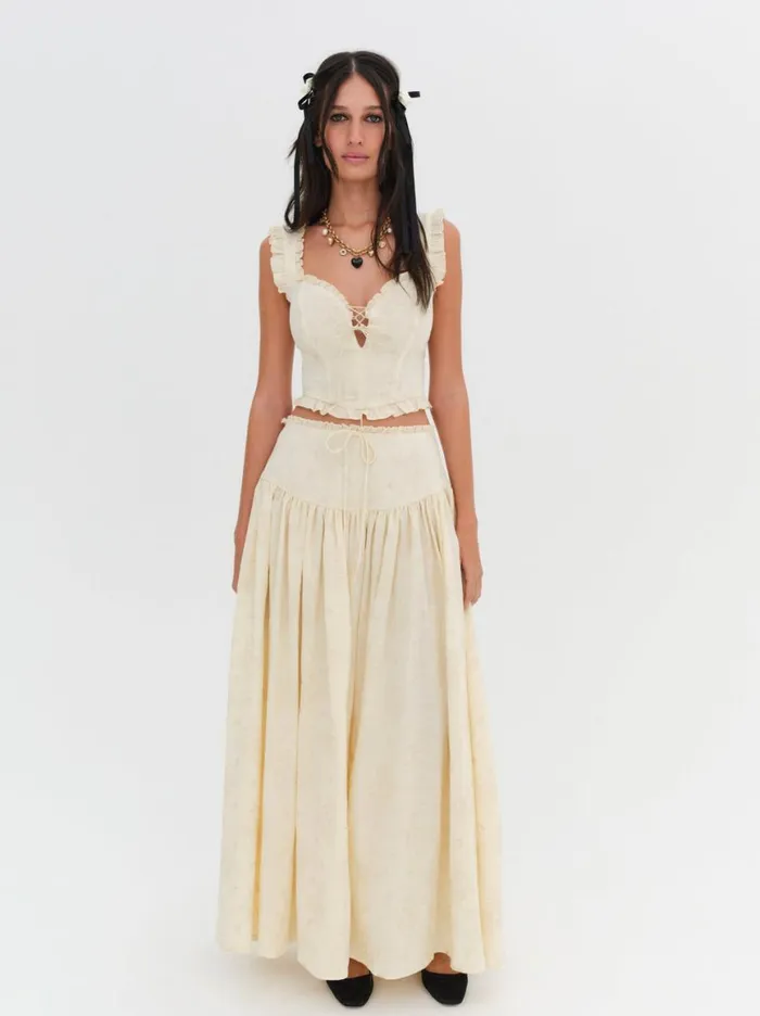 Women Tops For Love and Lemons Gigi Corset Top Beige Women Tops For Love and Lemons Gigi Corset Top Beige