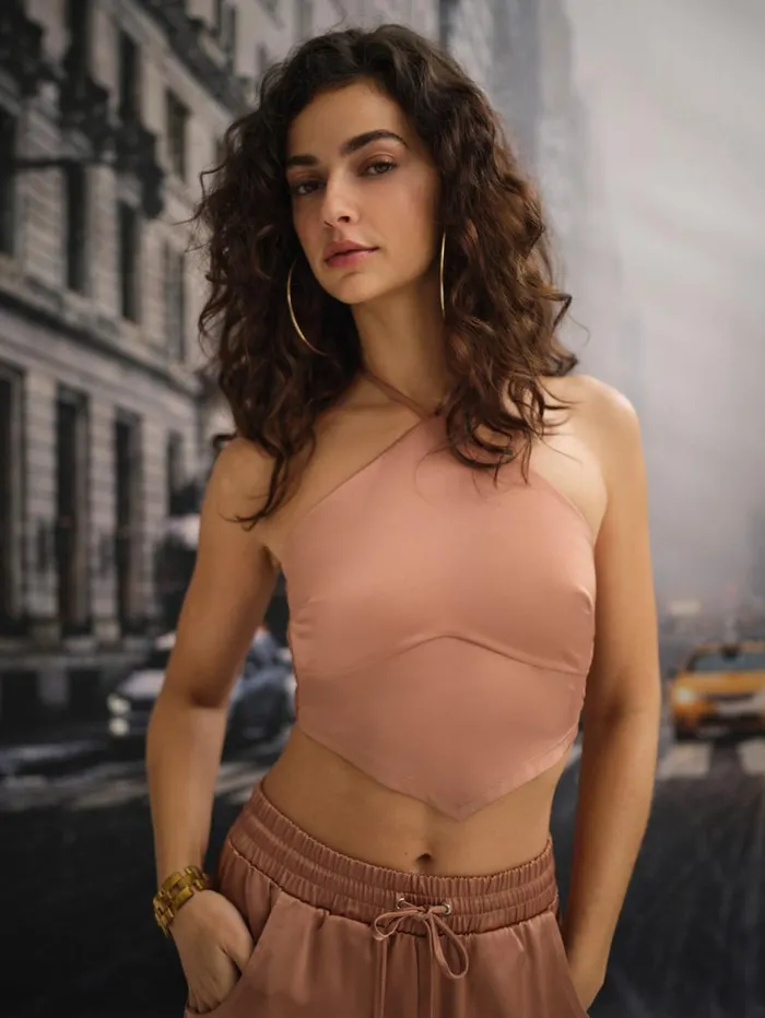 Women Tops For Love and Lemons Yui Top Brown