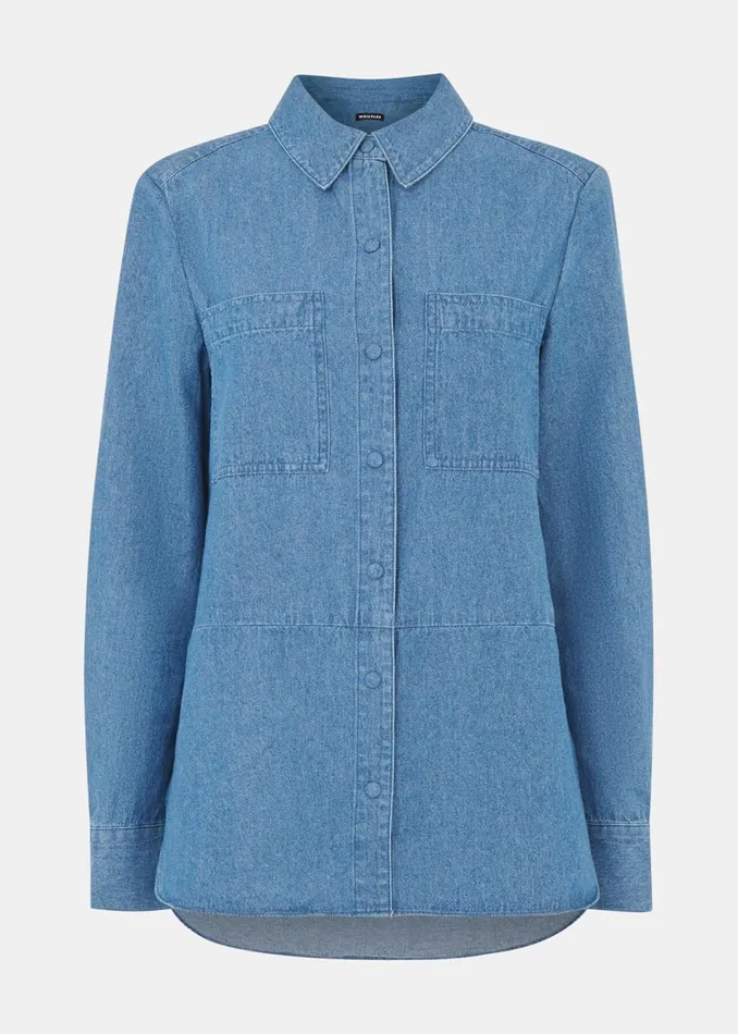Women Tops Whistles Hailey Denim Shirt