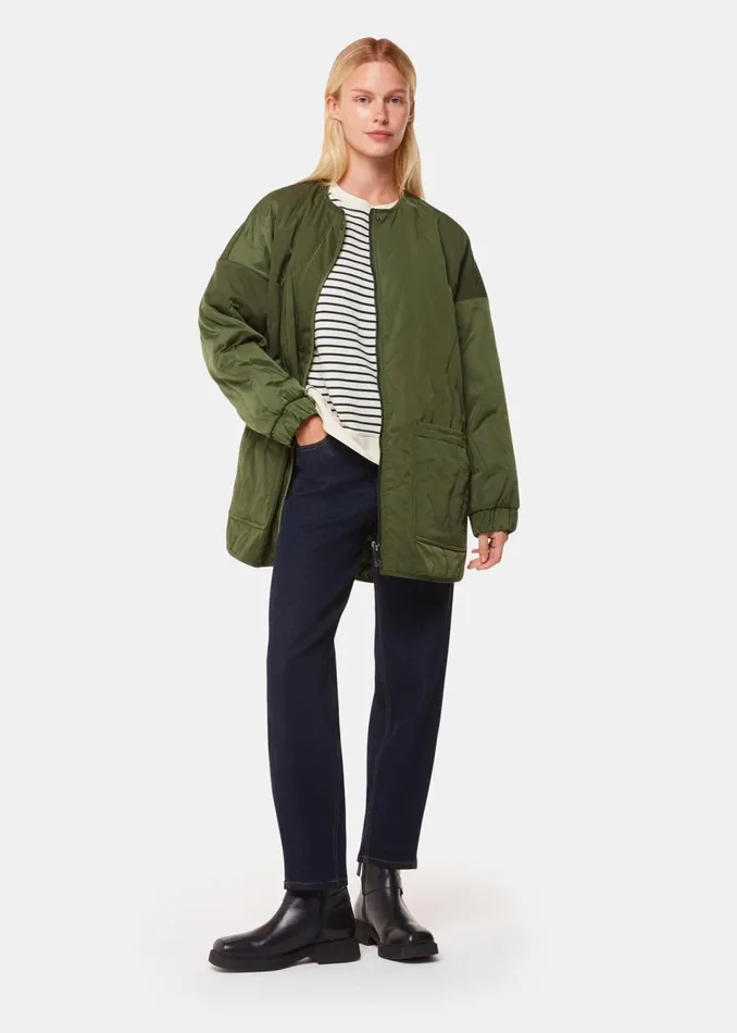 Women Tops Whistles Ivory Stripe Sweat