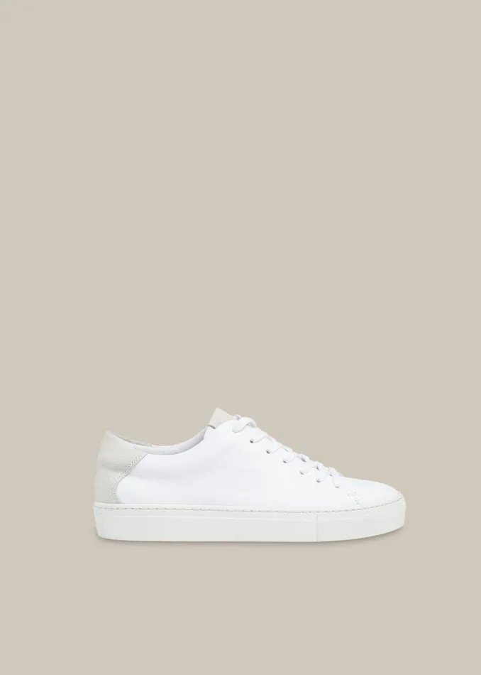Women Trainers Whistles White Raife Minimal Trainer