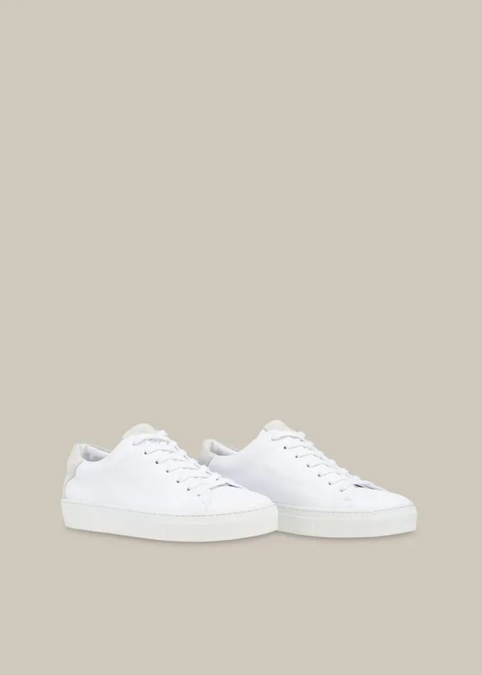 Women Trainers Whistles White Raife Minimal Trainer