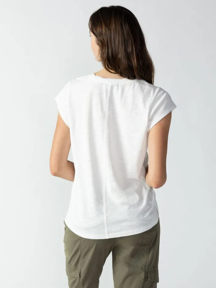 Women Traveler Twist Tee White Sanctuary Clothing Tees and Tops