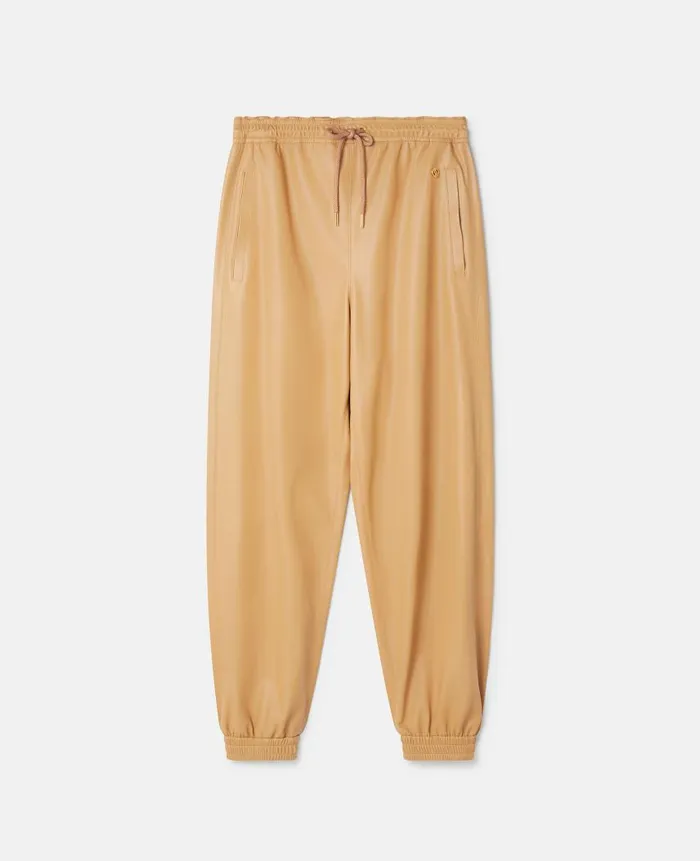 Women Trousers And Shorts Stella McCartney Drawstring Alter Mat Sweatpants Biscuit Women Trousers And Shorts Stella McCartney Drawstring Alter Mat Sweatpants Biscuit