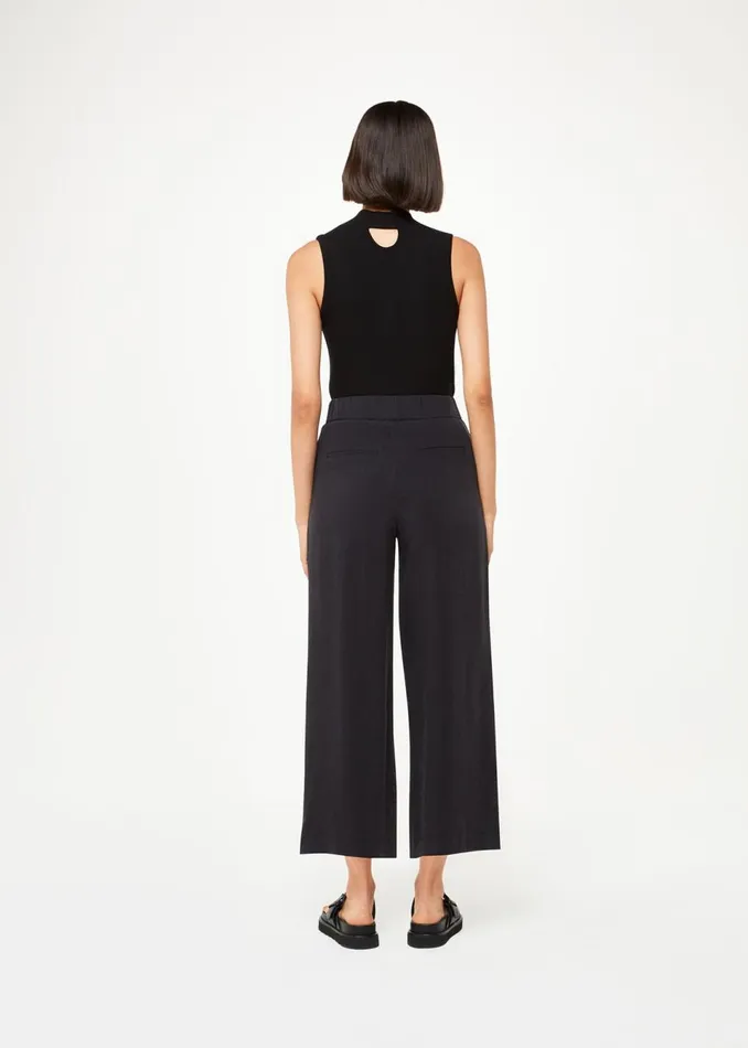 Women Trousers Whistles Black Jade Side Zip Trouser