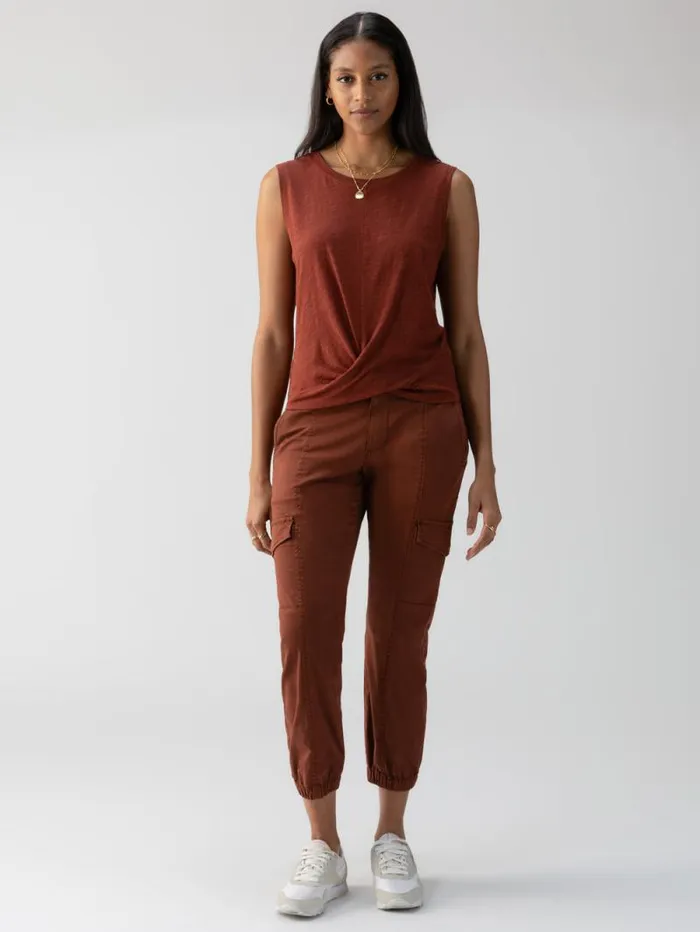 Women Twisted Tank Rich Clay Sanctuary Clothing Tees and Tops
