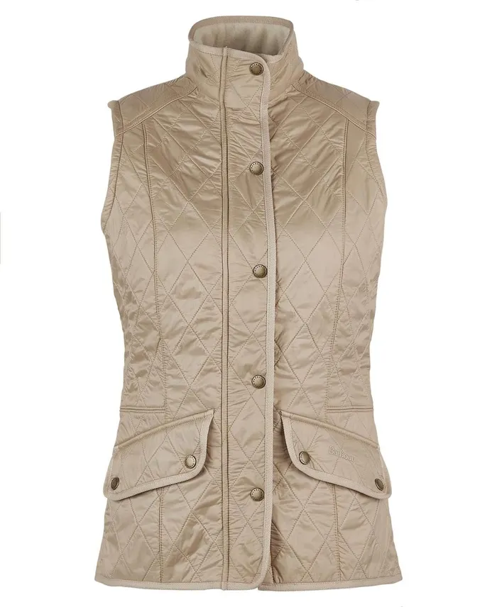 Women Vests Barbour Cavalry Gilet Black Women Vests Barbour Cavalry Gilet Black