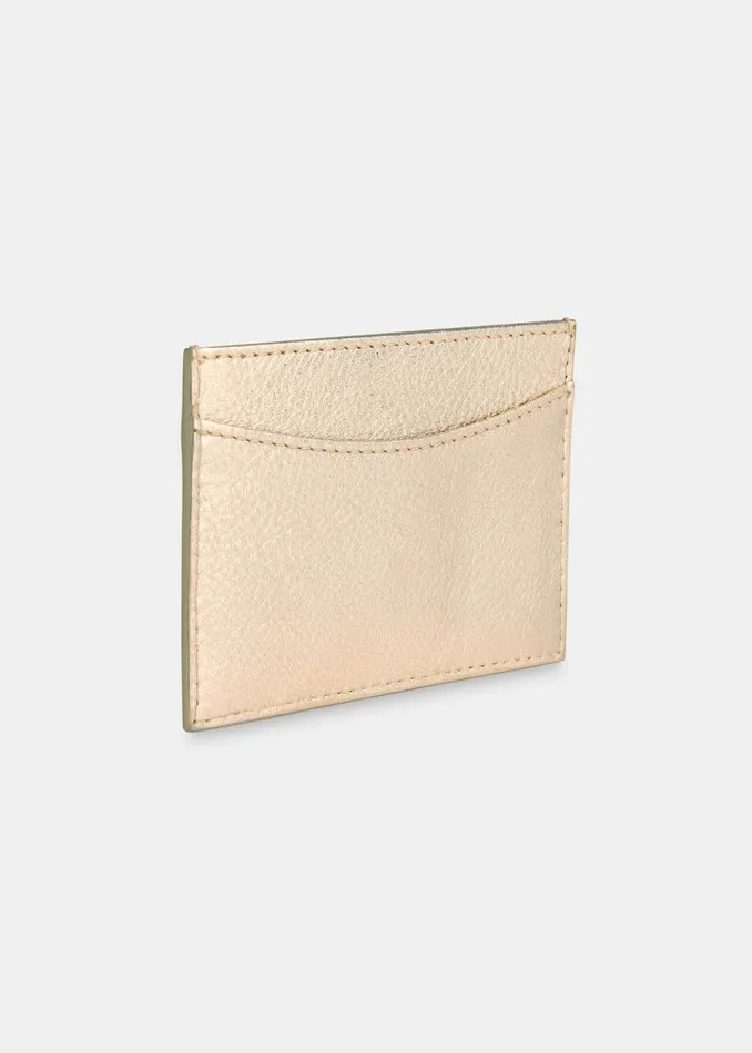 Women Wallets and Cardholders Whistles Gold Card Holder