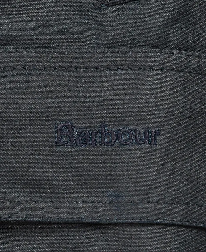 Women Waxed Jackets Barbour Acorn Waxed Cotton Jacket Classic Blackclassic