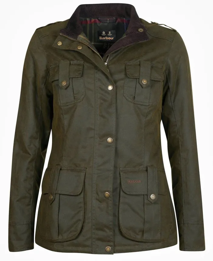 Women Waxed Jackets Barbour Winter Defence Waxed Cotton Jacket Oliveclassic Women Waxed Jackets Barbour Winter Defence Waxed Cotton Jacket Oliveclassic