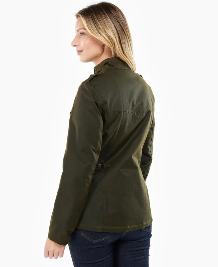 Women Waxed Jackets Barbour Winter Defence Waxed Cotton Jacket Oliveclassic Women Waxed Jackets Barbour Winter Defence Waxed Cotton Jacket Oliveclassic