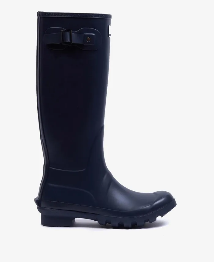 Women Wellingtons Barbour Bede Wellington Boots Navy