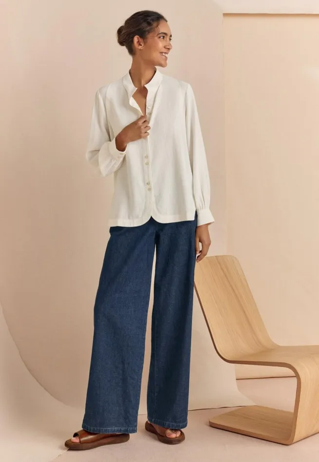 Women Wideleg Trousers Poetry Fashion Trousers and Shorts