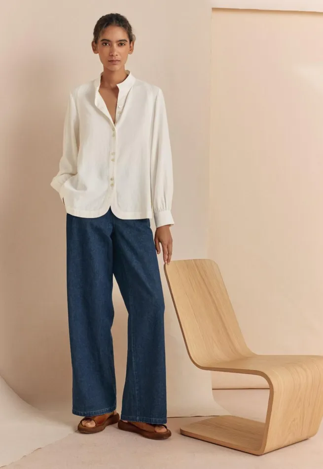 Women Wideleg Trousers Poetry Fashion Trousers and Shorts