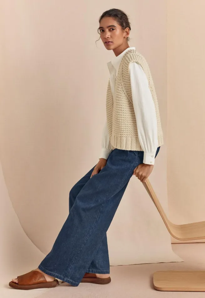 Women Wideleg Trousers Poetry Fashion Trousers and Shorts