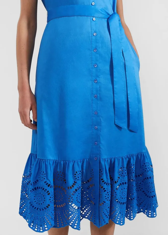 Women Yasmine Dress Crystal Blue Hobbs Dresses and Jumpsuits