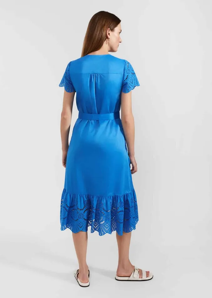 Women Yasmine Dress Crystal Blue Hobbs Dresses and Jumpsuits